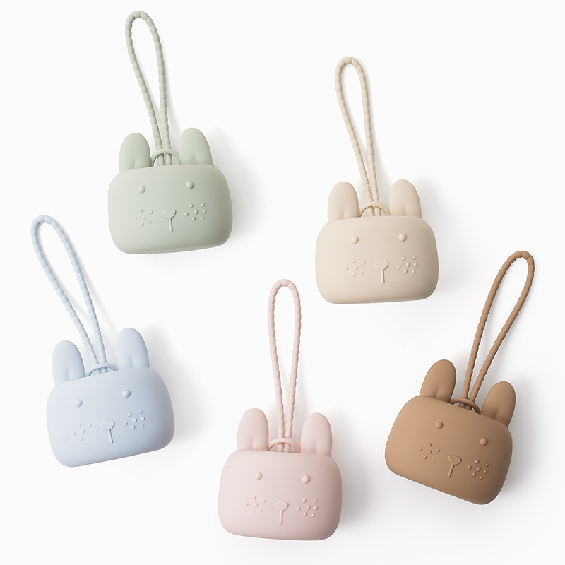 Baby Products Nipples - กล่องใส่จุกนมหลอกซิลิโคนสำหรับเด็ก 1 ชิ้น, กล่องใส่จุกนมหลอกซิลิโคนนุ่ม 100% กล่องเก็บจุกนมหลอก