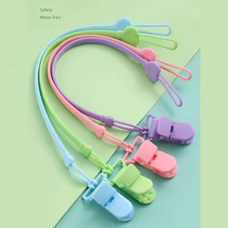 Baby Products Nipples - สายคล้องจุกนมหลอกซิลิโคนสำหรับเด็กแรกเกิด ที่หนีบจุกนมหลอก อุปกรณ์เสริมสำหรับการให้นม