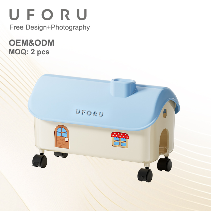 Baby Products Storage Box - กล่องเก็บสายไฟ UFORU สำหรับเด็กเล็ก รูปทรงบ้านน่ารัก ความจุขนาดใหญ่ ปลอดภัยสำหรับเด็ก