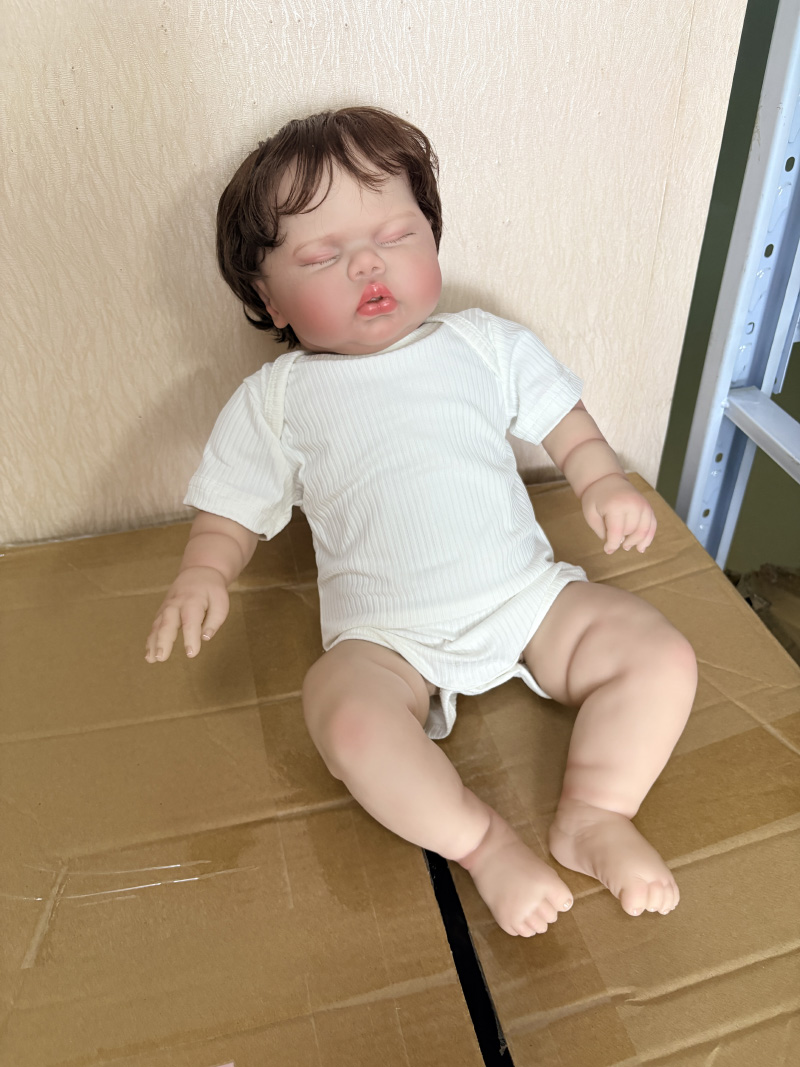 Baby Products Drawing - ตุ๊กตาเด็กแรกเกิดเหมือนจริง ขนาด 50 ซม. ตัวทำจากผ้าเนื้อนุ่ม ผิวสัมผัสเหมือนจริง