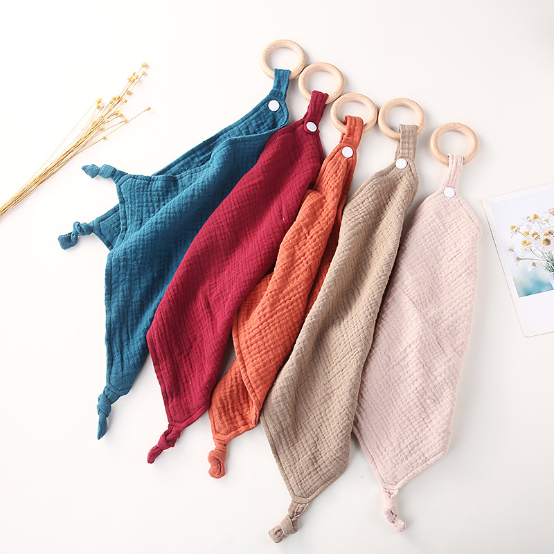 Baby Products Nipples - ทารกแรกเกิด Appease ผ้าขนหนูผ้าฝ้าย Snap แหวน Appeasing