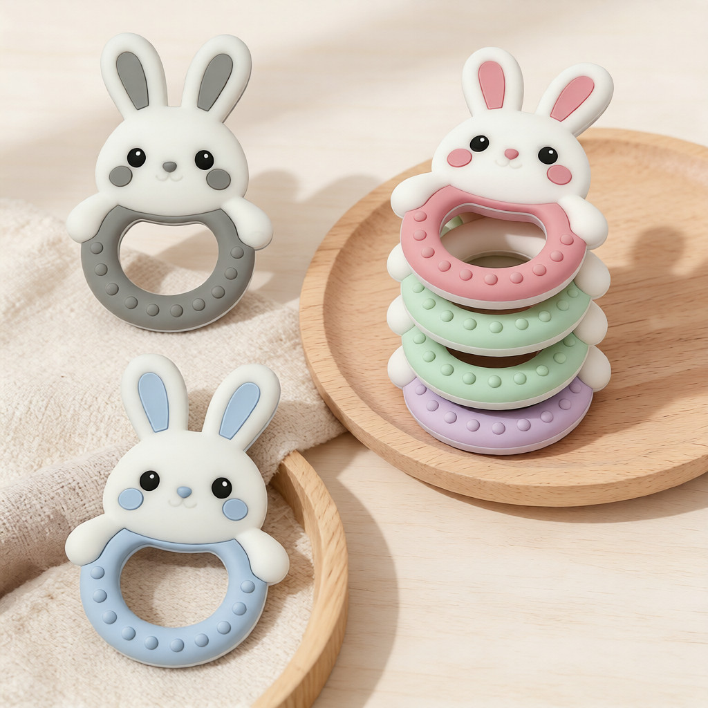 ของเล่นยางกัดซิลิโคนสำหรับเด็ก - Baby Products Nipples บทวิจารณ์และราคา