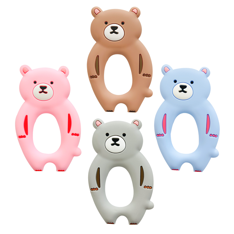 ยางกัดรูปหมีซิลิโคน 1 ชิ้น ของ - Baby Products Photos บทวิจารณ์และราคา
