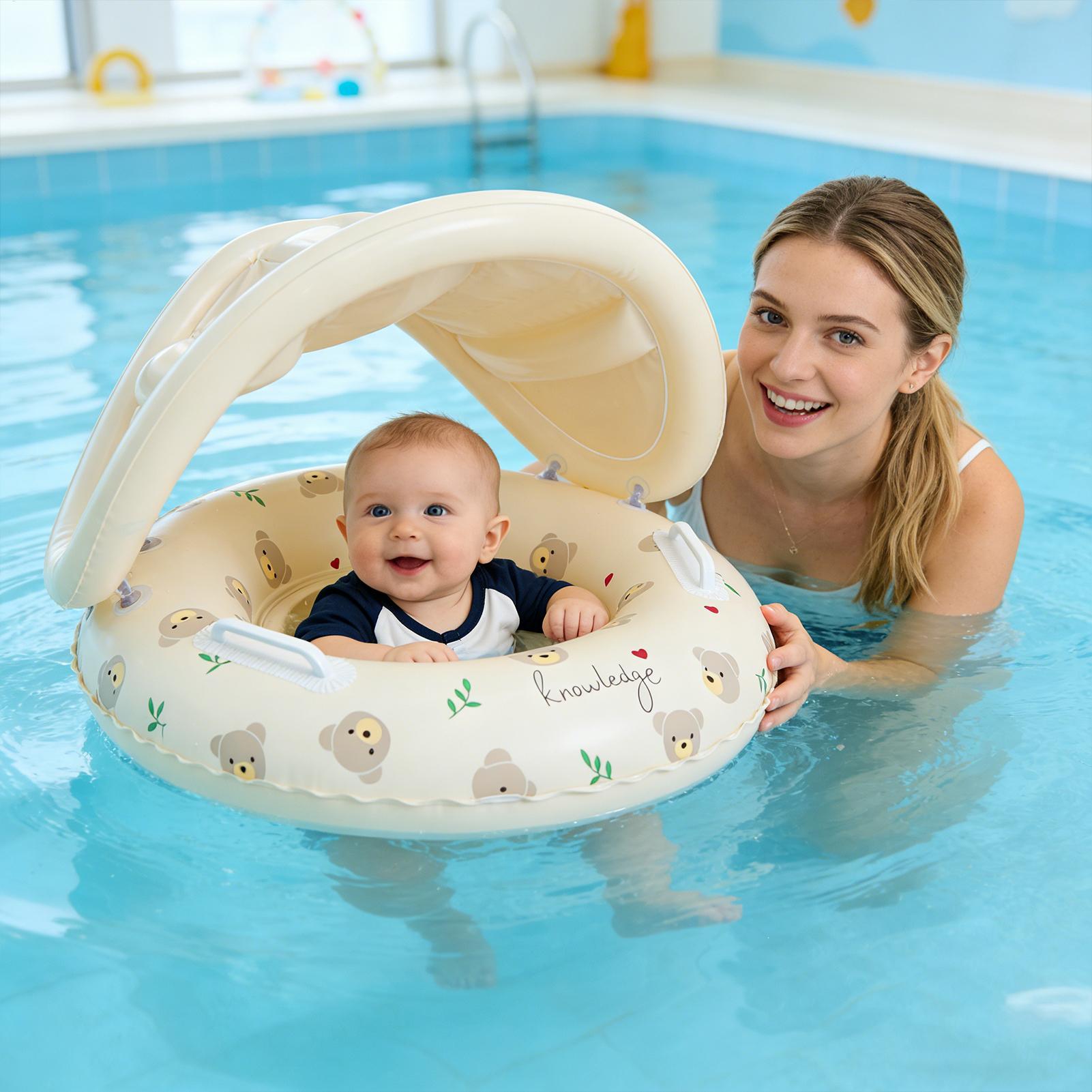 ห่วงยางว่ายน้ำเด็ก ห่วงยางเป่า - Baby Swimming Floater บทวิจารณ์และราคา