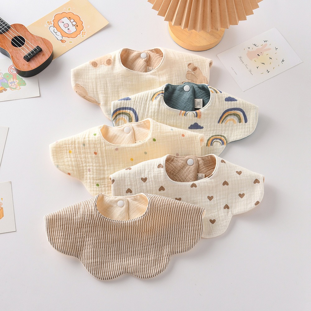 ผ้ากันเปื้อนเด็กสองด้านน่ารัก  - Baby Products Nipples บทวิจารณ์และราคา