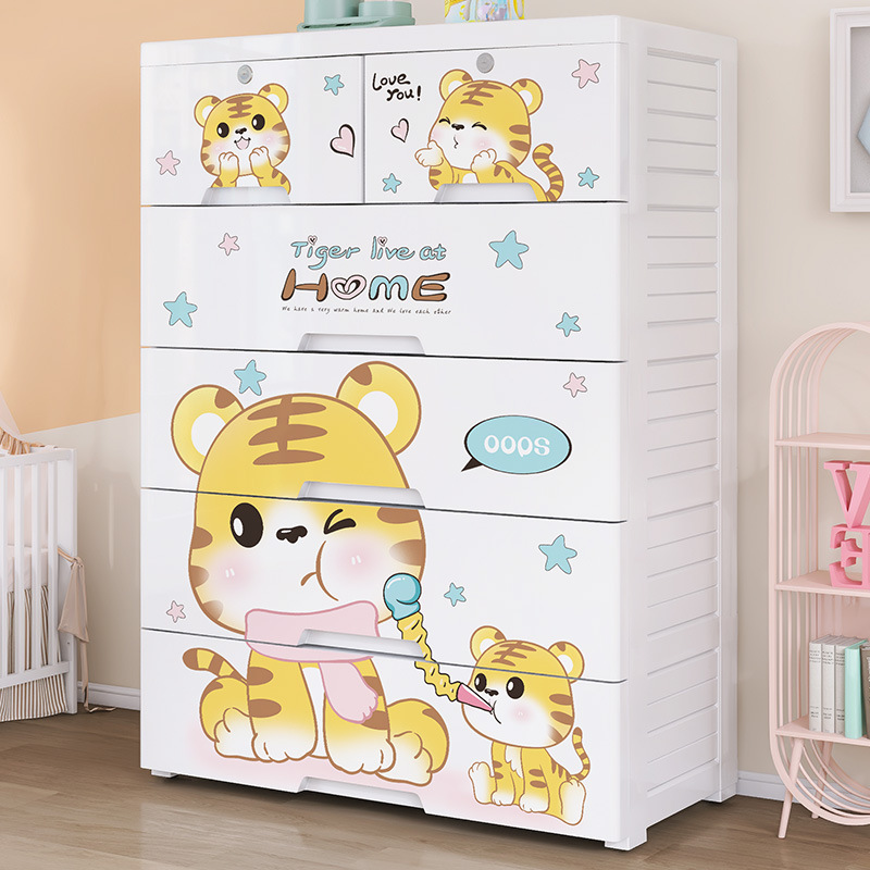 ตู้เก็บของแบบลิ้นชักห้าชั้นพลา - Baby Products Storage Box บทวิจารณ์และราคา